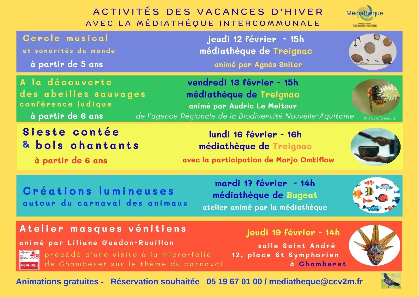 Prog vacances hiver 2026